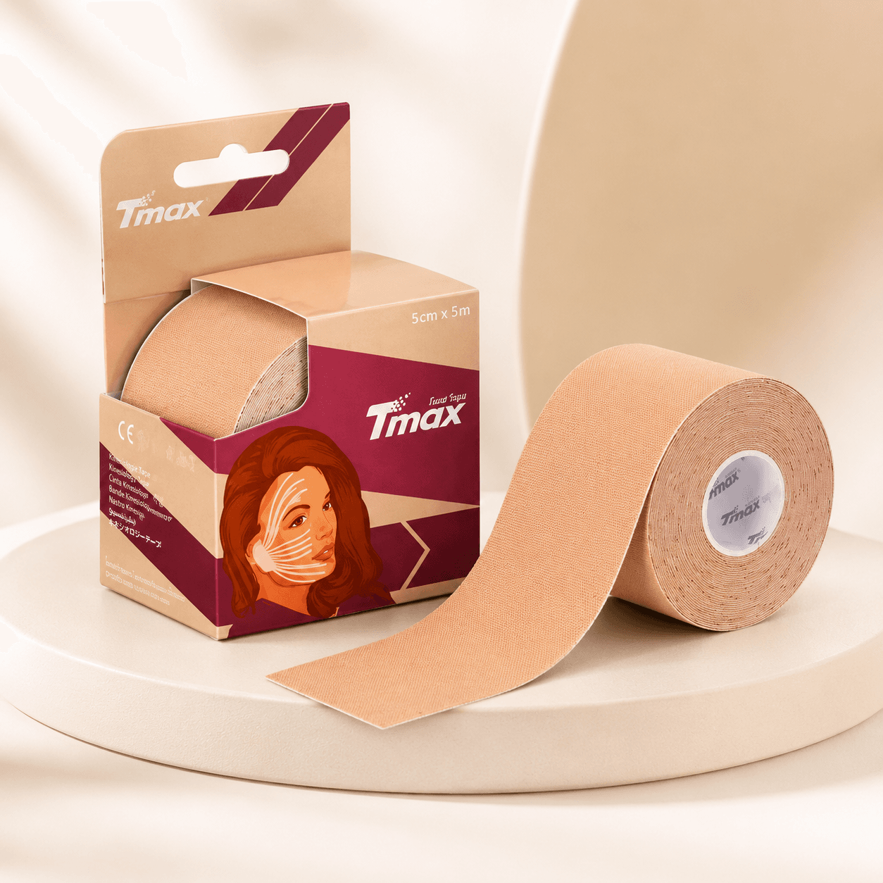 Tmax Tape Beauty Yüz Bölgesi 5 cm X 5 Metre